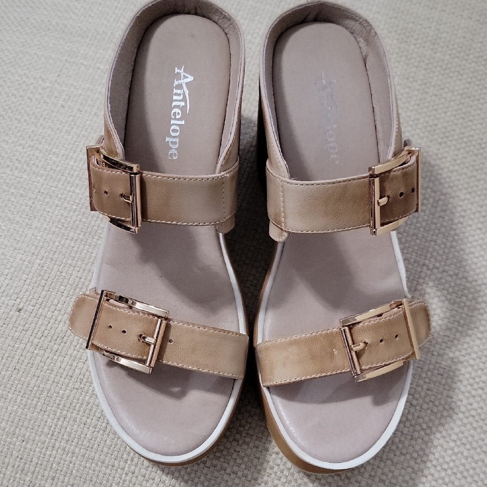 Antelope Tan Sandals for Effortless Style